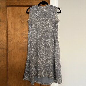 Madewell Women's Dress, Gray Floral, Size 0